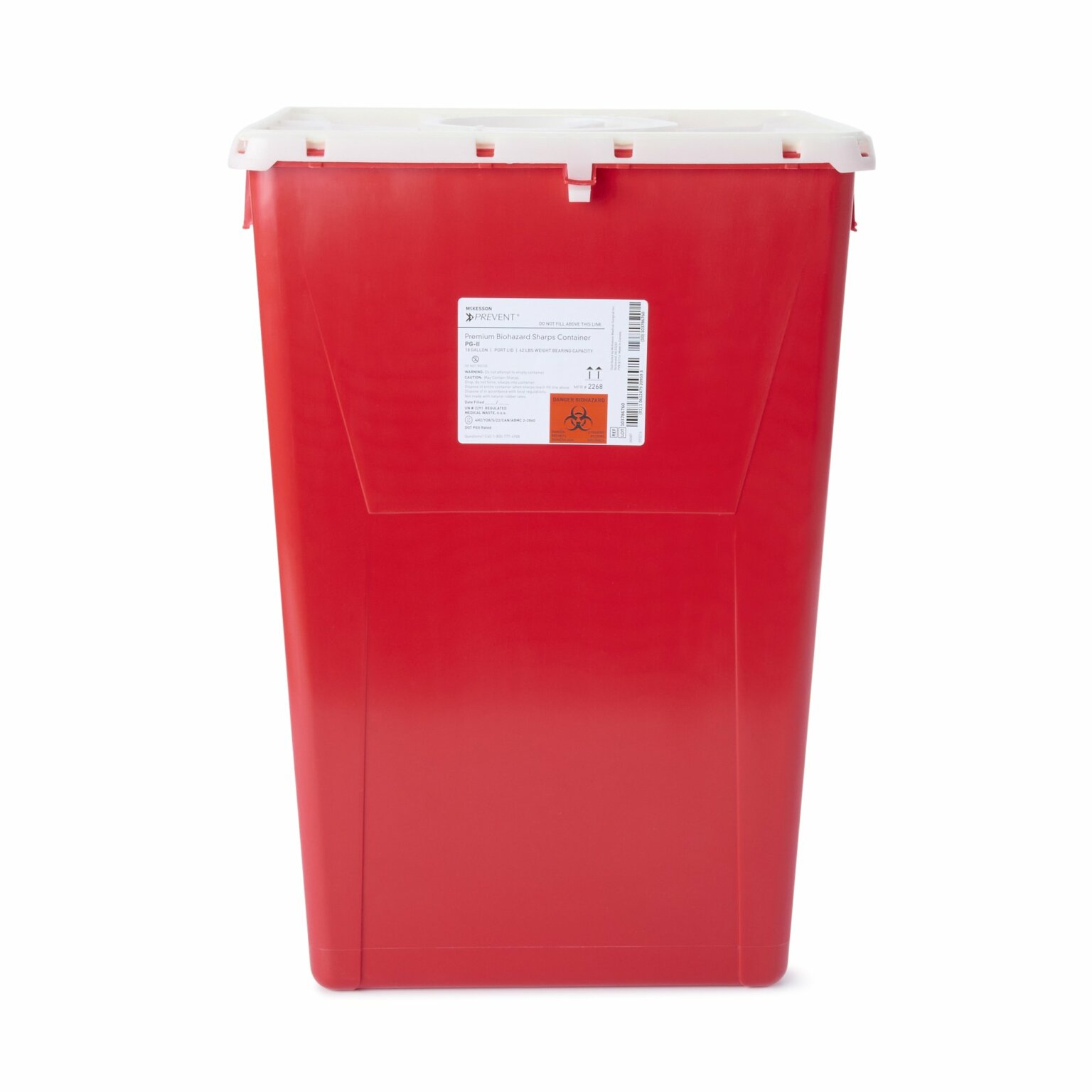 MSDS | CONTAINER, SHARPS RED 18GL – #m862336